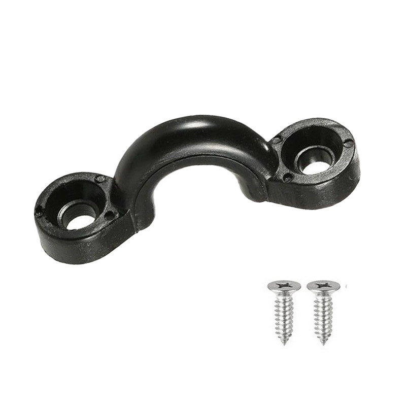 皮划艇配件提手扣尼龙挂钩注塑驼背甲板C形扣带螺丝船用固定绳扣