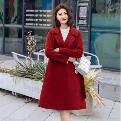 新款2025小个子羊毛大衣