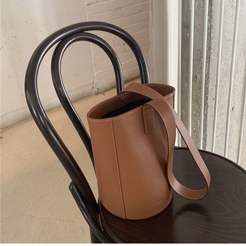 韩版单肩水桶包简约复古大容量女包百搭手提包时尚子母斜挎包包女,箱包皮具/热销女包/男包,水桶包,淘宝优惠券,粉丝福利购,淘宝优惠卷