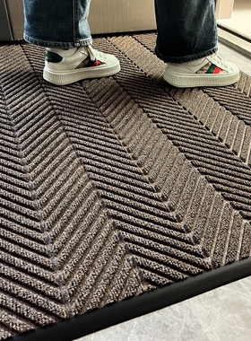 咖啡色入户门地毯户外门口地垫门外高级室外新款加厚脚垫防滑门垫
