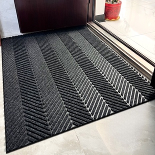 黑色入户门新款地垫户外门口地毯门外高级感室外入门脚垫防滑门垫