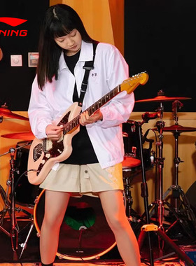 LI-NING/李宁夏季运动潮流系列外套宽松翻领运动风衣男女AFDS943