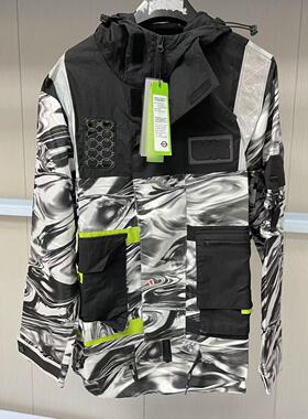 李宁秋季LNG电竞主题系列风衣保暖时尚休闲外套男女同款FFAC001