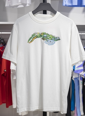 李宁T恤2023夏季运动潮流系列男子纯棉圆领短袖文化衫AHST175