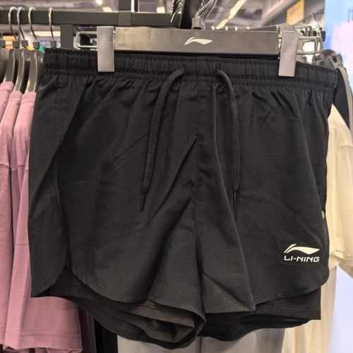 李宁男新款健身运动短裤
