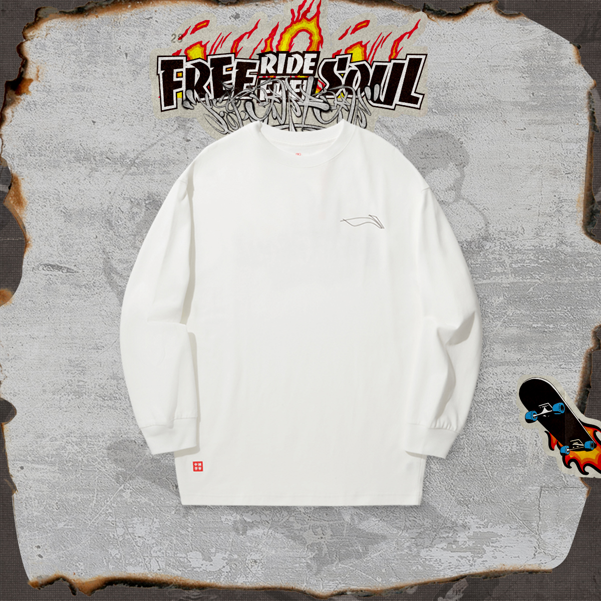 中国李宁系列男女长袖T恤