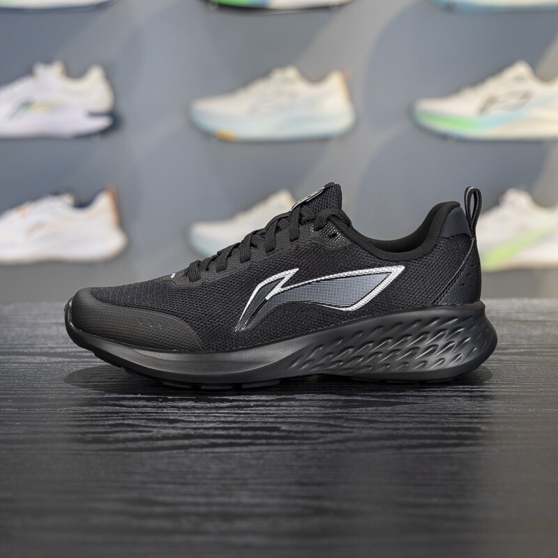 李宁跑步鞋男子2025秋季新款休闲慢跑鞋回弹透气运动鞋ARSV059