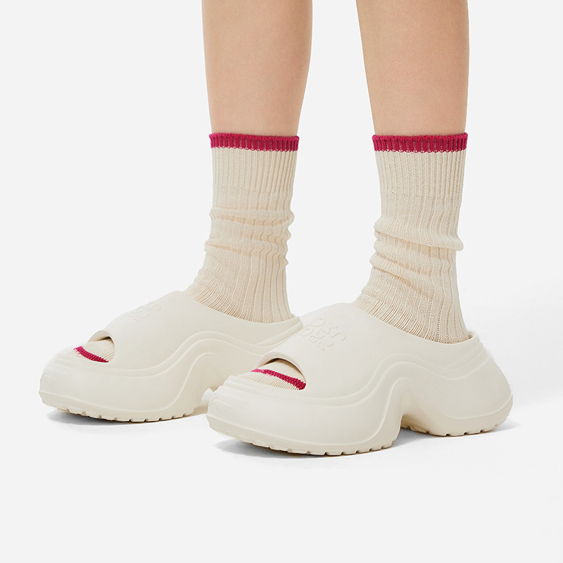 李宁PROJECT* SLIDE拖鞋女鞋2024新款厚底鞋子潮流运动鞋AGAU002