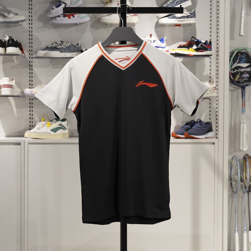 李宁短袖T恤男子2025春季新款专业篮球系列修身运动上衣ATSV681