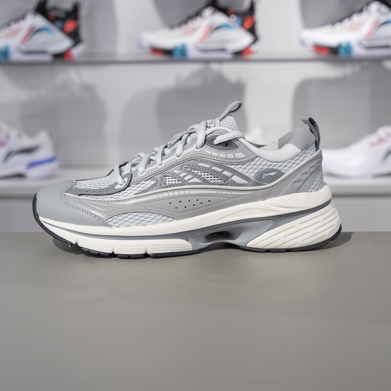 李宁羿星LITE休闲鞋男鞋2024夏季新款老爹鞋透气运动鞋AGCU057