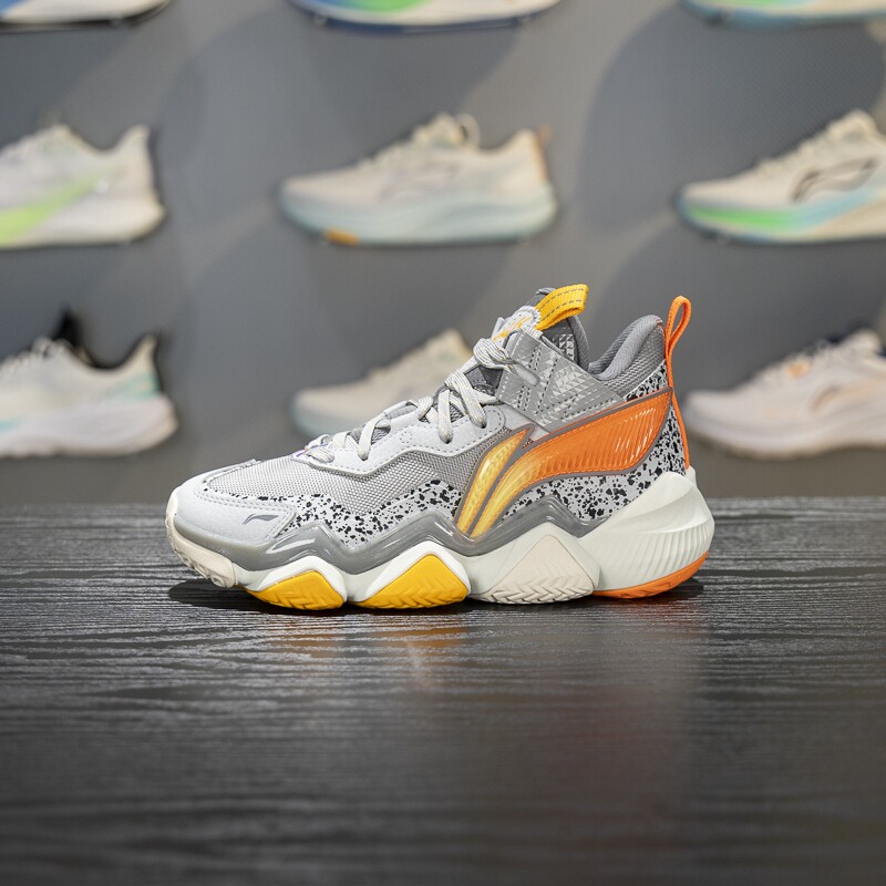 李宁童鞋怒放2 PRO篮球鞋男大童2025新款反光回弹运动鞋YKBV086