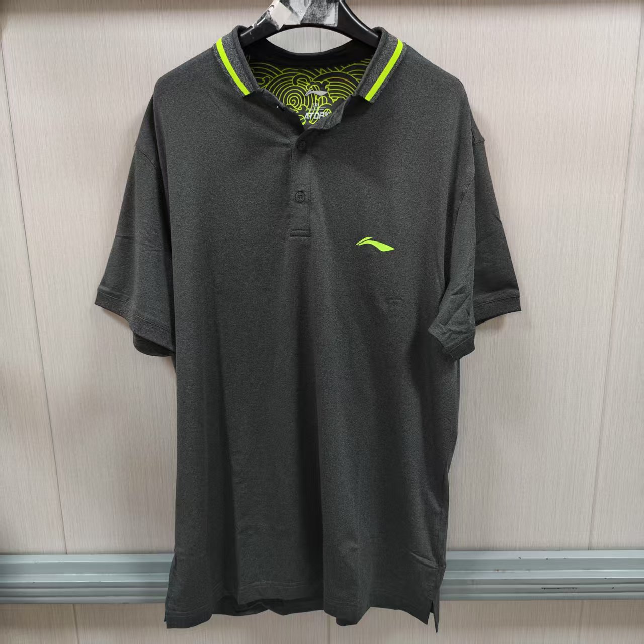 《购买前看详情B品》李宁短袖男子夏季休闲舒适宽松POLO衫APLL179