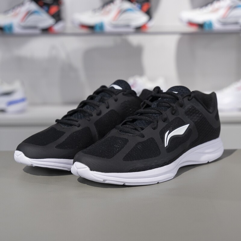 李宁跑步鞋男子2023秋季学生训练鞋慢跑鞋低帮透气运动鞋ARBT041