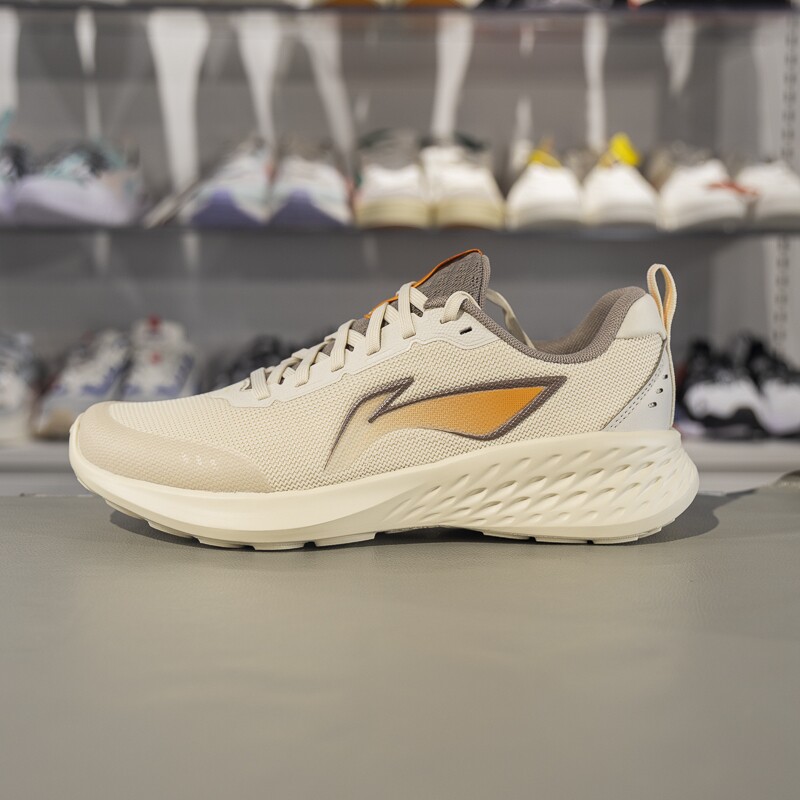 李宁轻云休闲慢跑鞋男子2025春季新款柔软舒适潮流运动鞋ARSV037