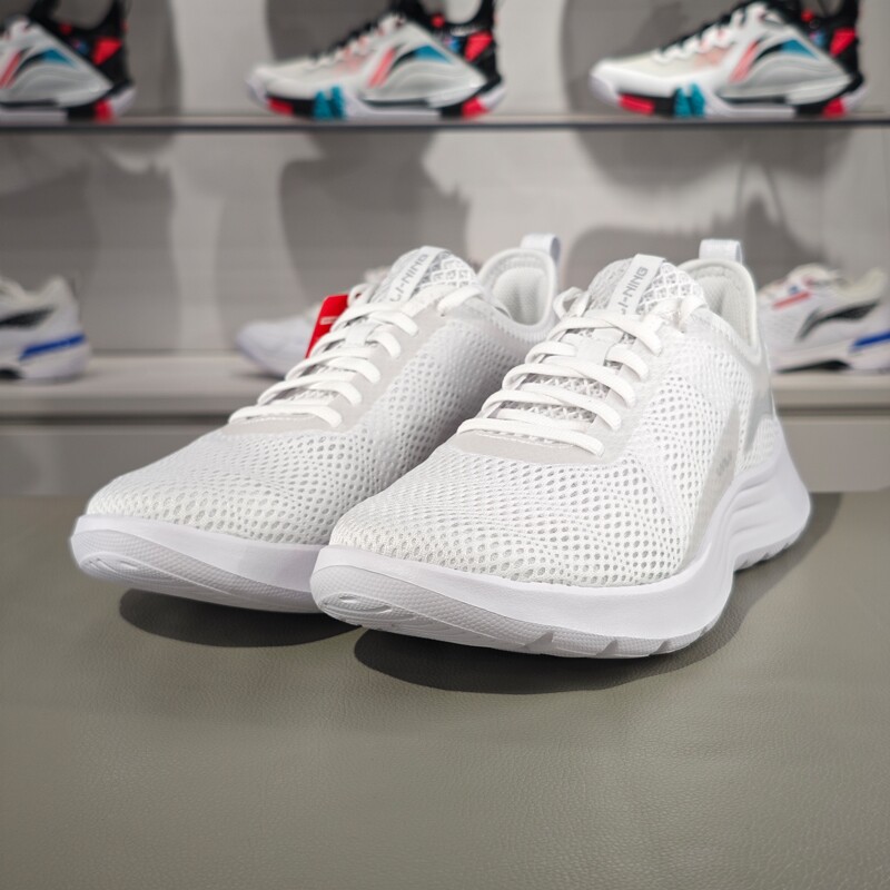 李宁跑鞋2023秋季新款男子网面透气时尚舒适轻质跑鞋ARBT045