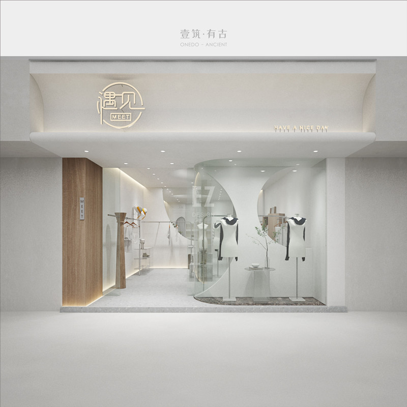 商场装修店铺鞋包店珠宝首饰店衣样图/效果图销售