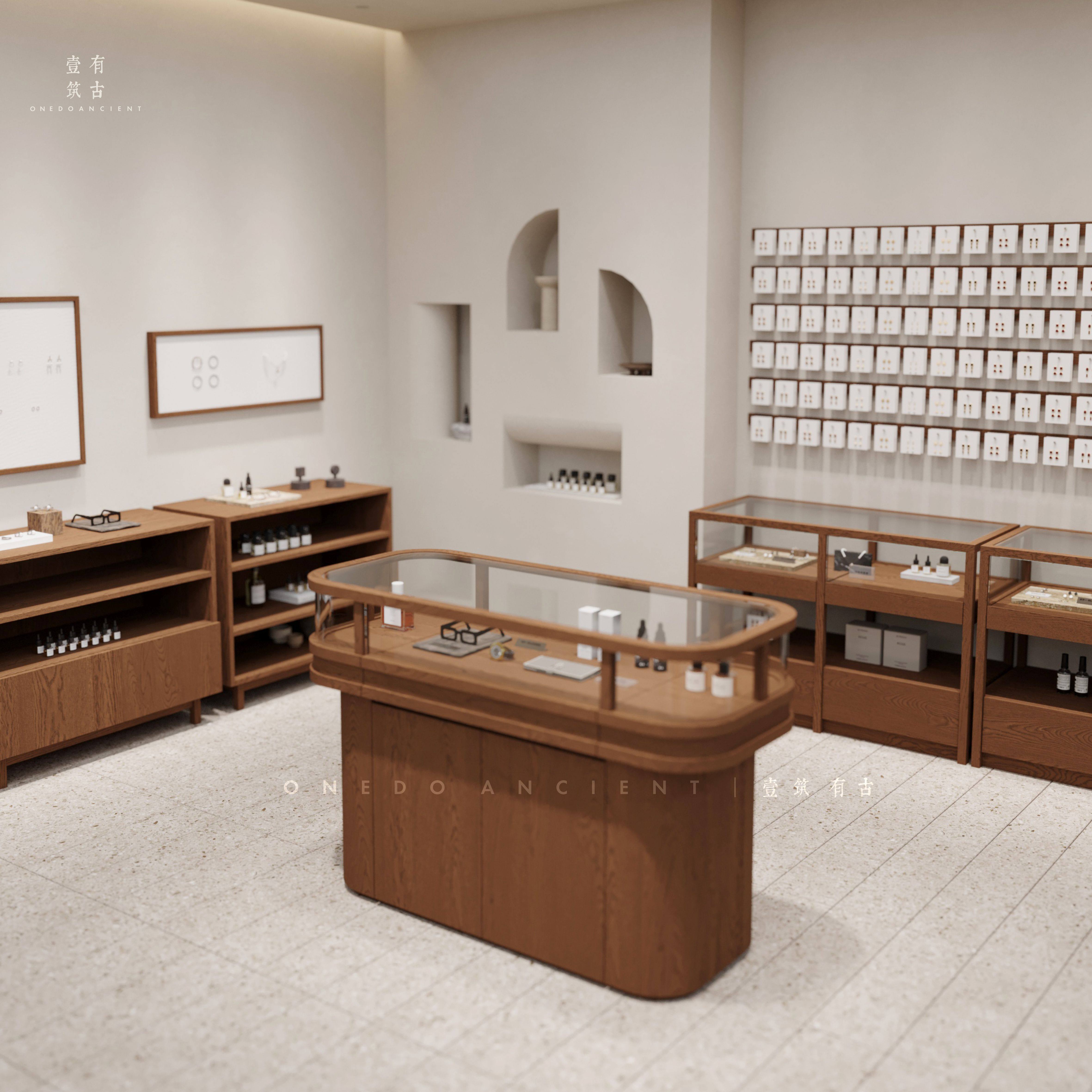 烘焙店珠宝首饰展示柜子展览馆橱窗宠物店玻璃展柜中岛陈列展台桌