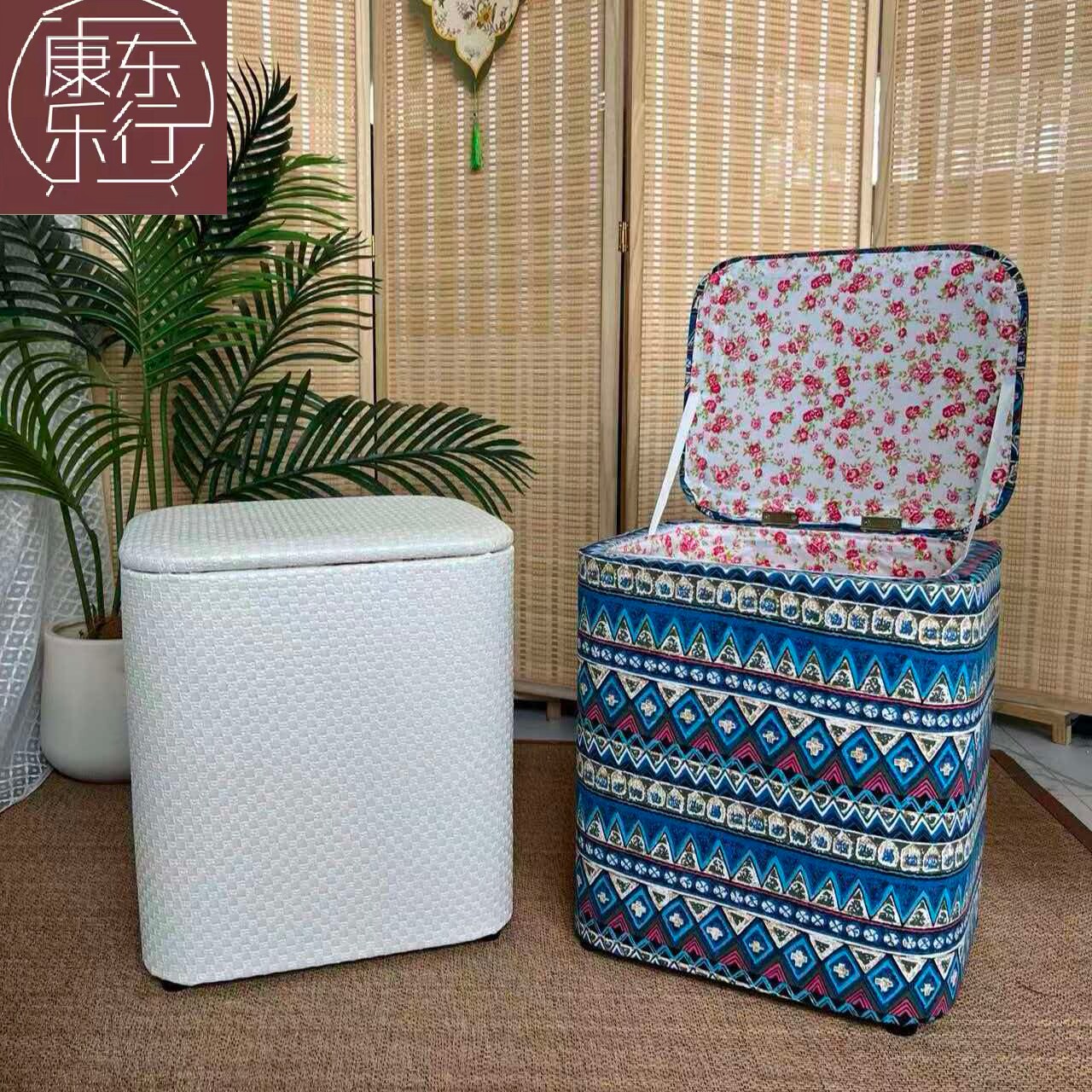实木收纳凳子储物凳可坐成人沙发椅子创意家用玩具箱收纳神器