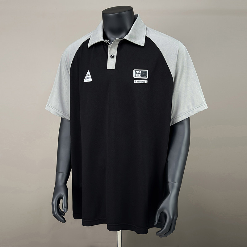 大码POLO衫短袖T恤男夏季宽松商务休闲加肥加大中年冰丝半袖300斤