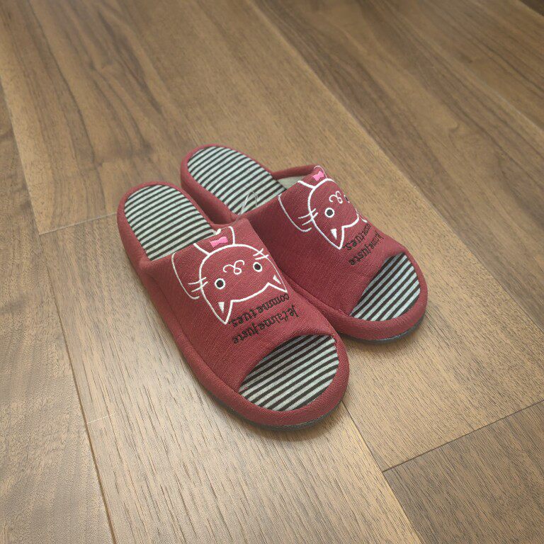 微瑕疵外贸出口日本日式鞋静音不伤地板坡跟4cm女士室内居家拖鞋