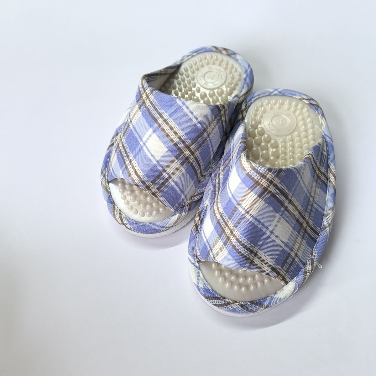 外贸出口日本日式室内不伤地板女士半脚拖鞋按摩拖鞋硬刺指压板拖