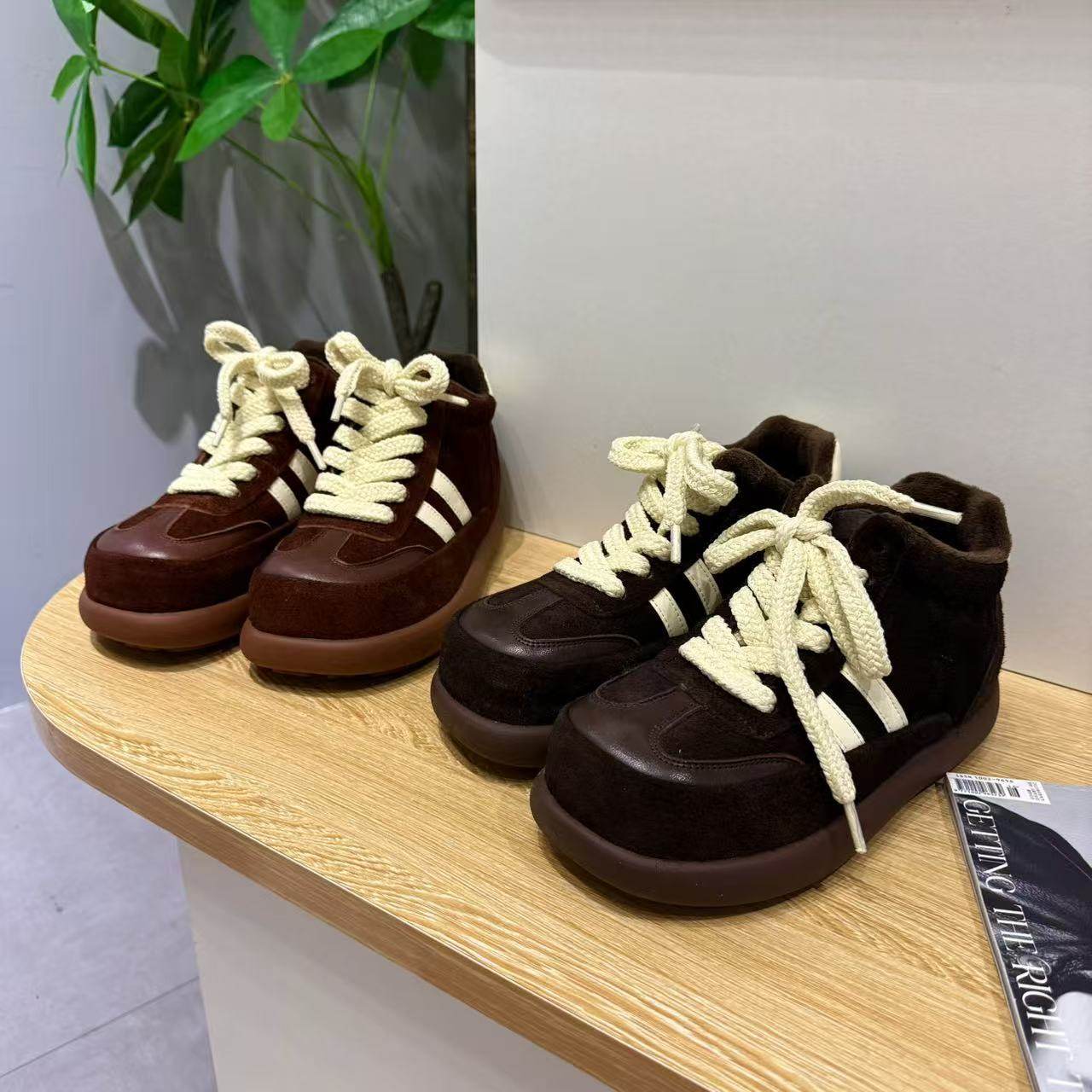 娜娜甄选2025新款德训女款加绒*9317-1,女鞋,德训鞋,淘宝优惠券,粉丝福利购,淘宝优惠卷