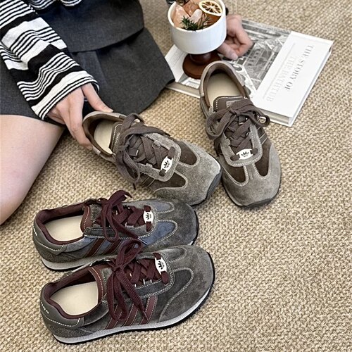 娜娜甄选2026春季新款女士休闲德迅板鞋*118-82/D