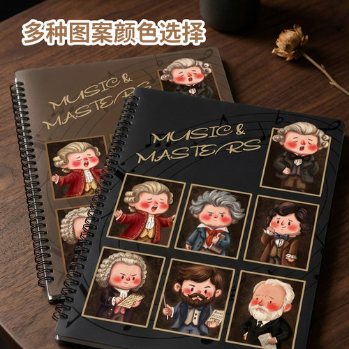 乐谱夹a4活页收纳册不反光