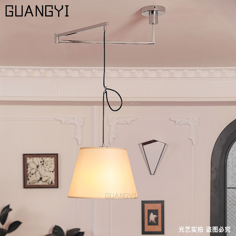 设计师餐厅可调节移动350°吊灯伸缩吧台包豪斯岛台圆桌摇臂吊灯,家装灯饰光源,餐厅吊灯,淘宝优惠券,粉丝福利购,淘宝优惠卷