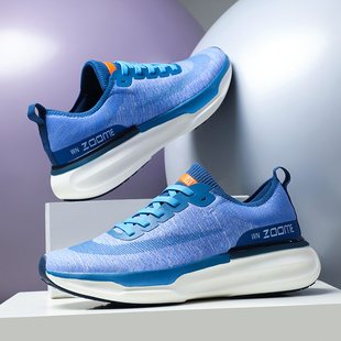 夏季跑步鞋男士女款跑鞋学生初中生青少年中考减震轻便超轻运动鞋