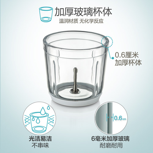 小熊辅食机原装玻璃杯 适用B02R1/B02S1/B02U2/B02X5/B02Y5不含垫