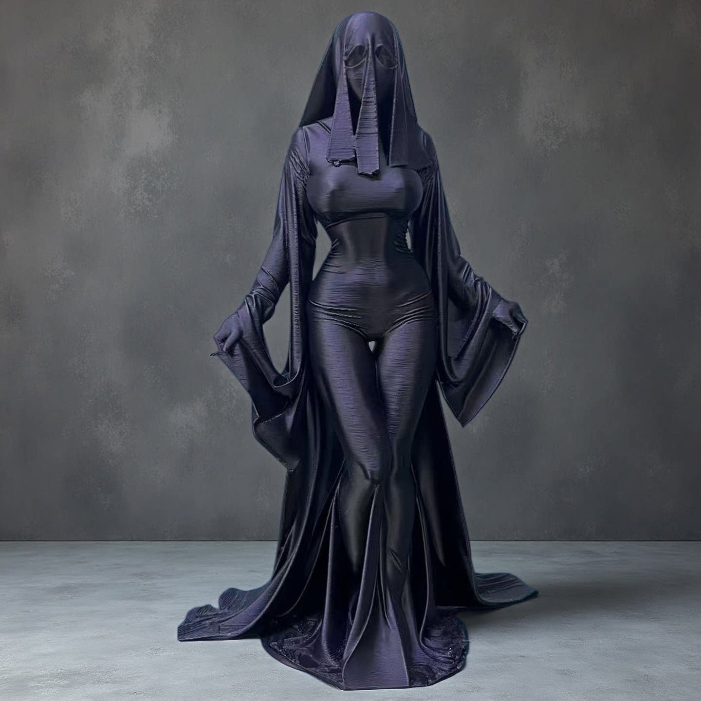 3D打印立姿幽灵娘桌面摆件
