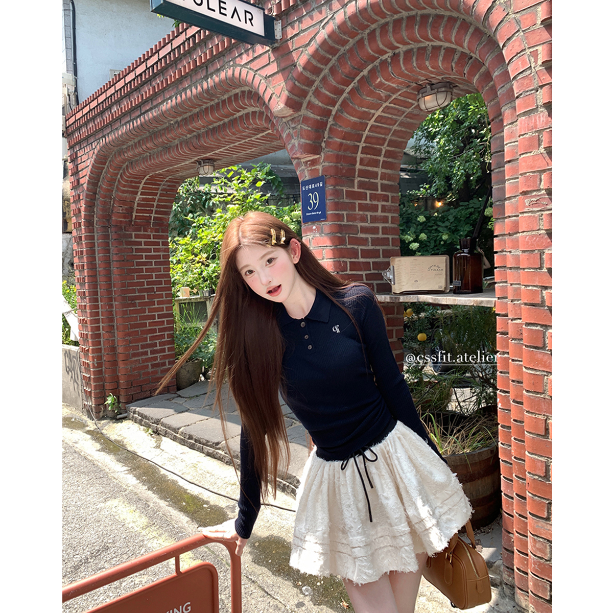 羽毛蓬蓬半裙迟伞伞短裙