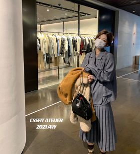 格纹衬衫 雅痞girl时髦精 私服 套组 迟伞伞