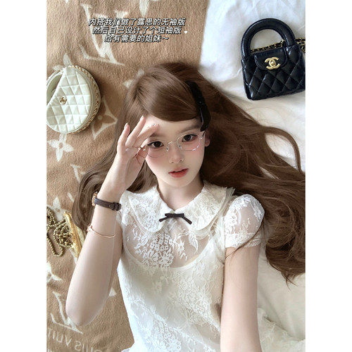 迟伞伞jory*定制蕾丝上衣