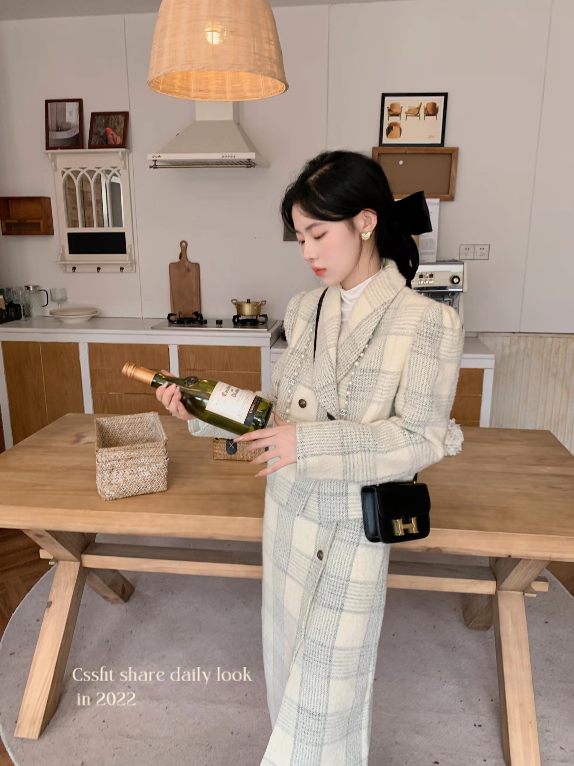 CSSFIT过冬款羊毛格纹套组