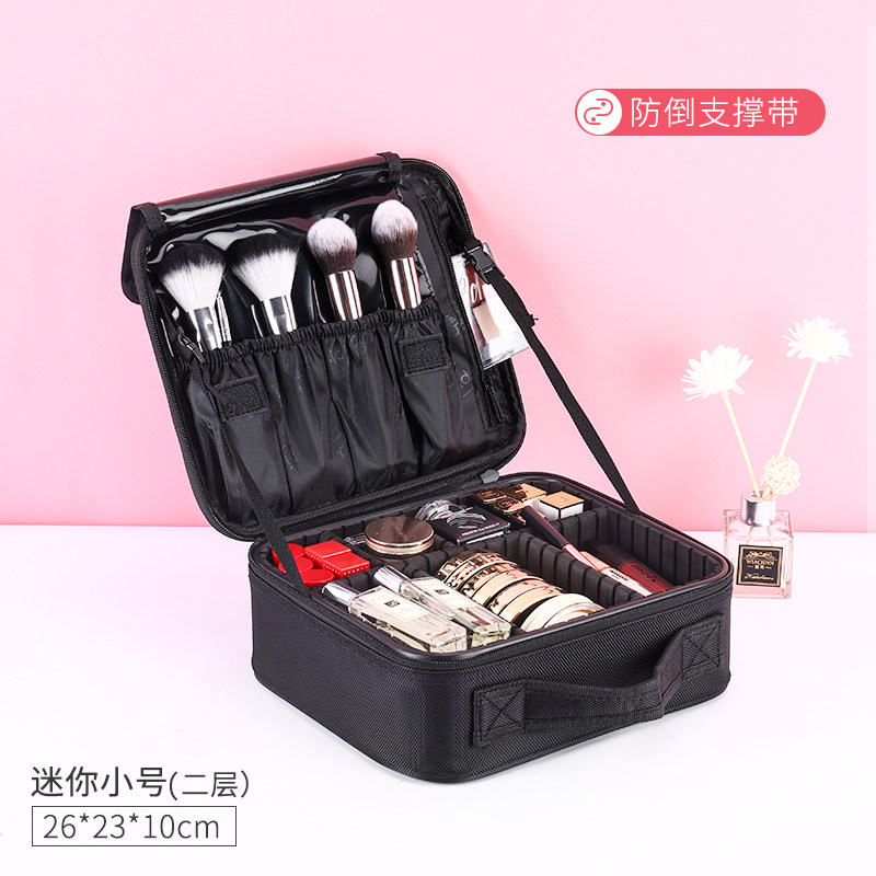 thumbnail for NICELAND cosmetic bag female portable large-capacity professional makeup artist and makeup storage bag tattoo tool box box