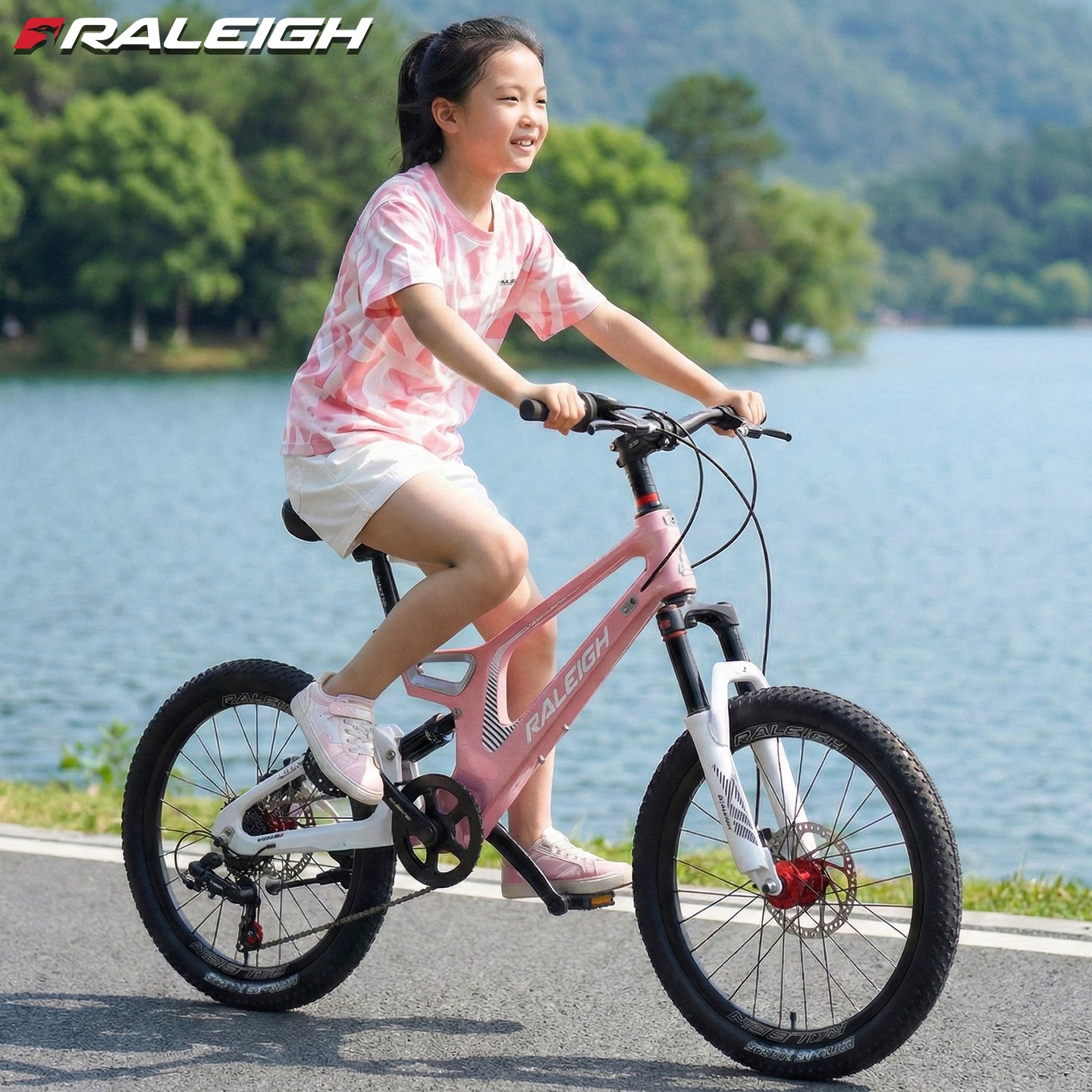 RALEIGH兰令儿童自行车6岁12岁中大童山地车代步上学舒适单车