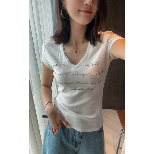 MISS RUILI定制  2026新款韩版时尚圆领套头短袖上衣F1931