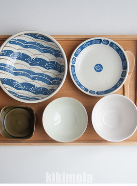 ⭐日本一人食餐具托盘盘碗日式和风ins同款网红精致陶瓷套装组合