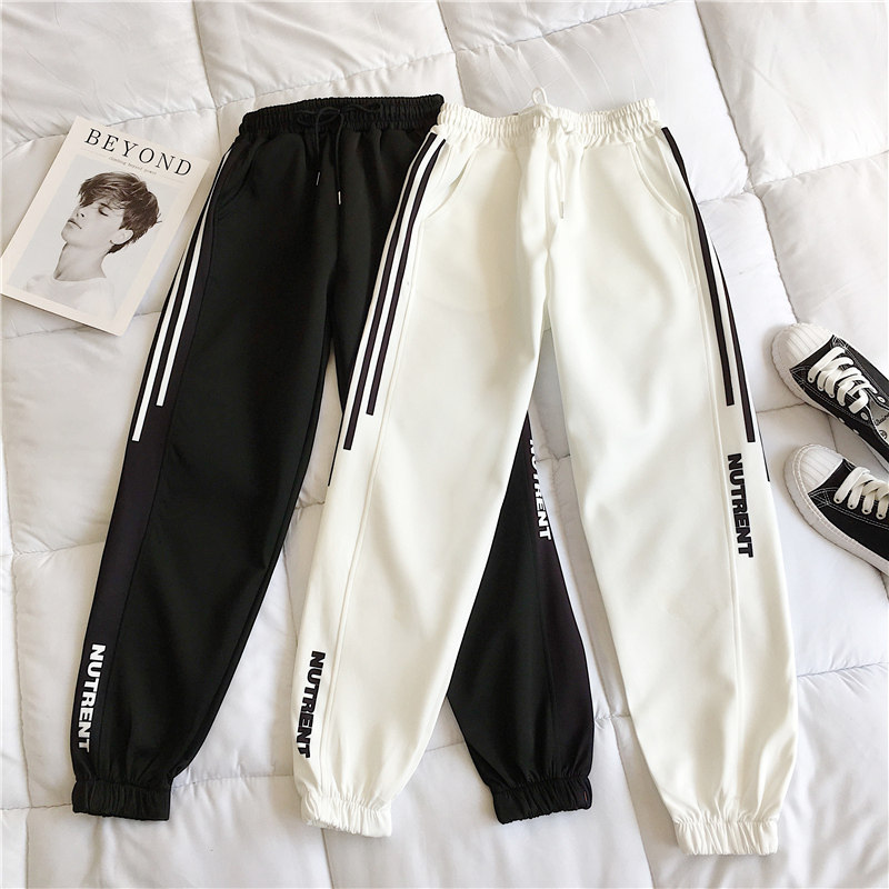 2021新款春夏薄款运动裤女宽松小脚ins潮韩版哈伦束脚休闲裤子秋|ruв категории Женская одежда, брюки, брюки - от Buy2taobao.com для оказания профессиональной услуги покупки агента Taobao