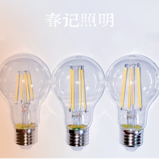 爱迪生复古灯泡LED新款一级A60E27螺口水晶灯节能餐厅吊灯灯丝灯