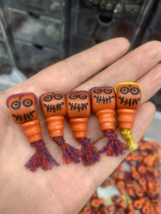 料器阿呆三通分体三通配件手工diy文玩佛珠手串藏式串珠手链配饰