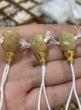 驼骨三通套装分体三通精工精品文玩配饰DIY手串手链隔珠编绳挂件