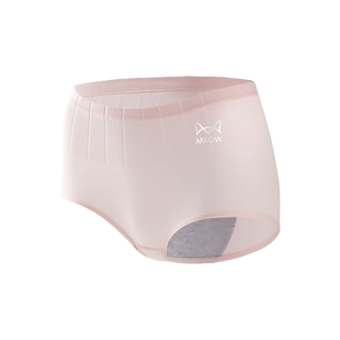 猫人生理裤内裤女纯棉抑菌裆月经期加宽防漏安全女士姨妈裤透气