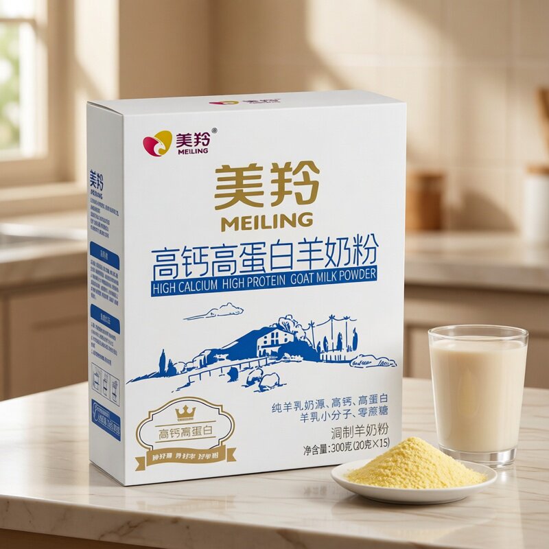 美羚高钙高蛋白羊奶粉成人中老年学生营养羊奶粉300g盒装