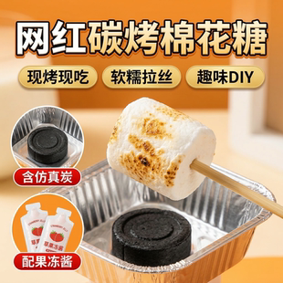 网红围炉自制烧烤棉花糖diy春游户外露营野餐碳烤套装送礼好物