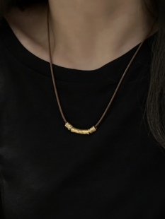 金店同款古法吊坠挂绳项链绳子挂件绳子细绳简约耐用百搭款