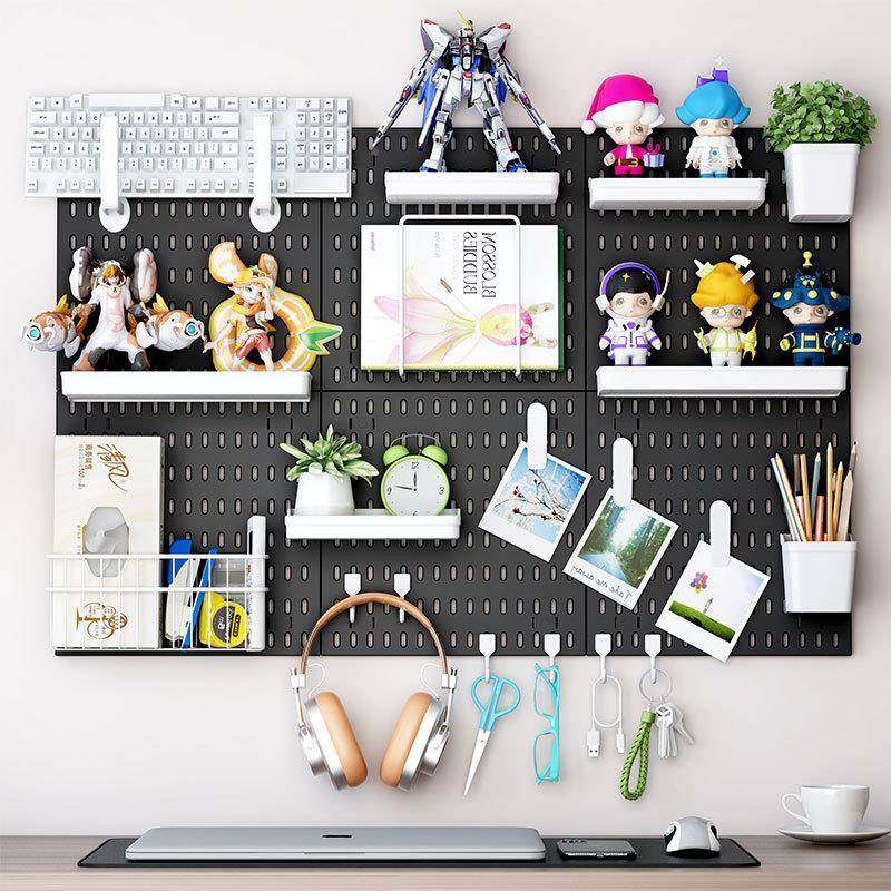 新款洞洞板厨房物挂墙置收架加厚上可组合收纳免打孔洞洞墙板配件,收纳整理,收纳洞洞板,淘宝优惠券,粉丝福利购,淘宝优惠卷