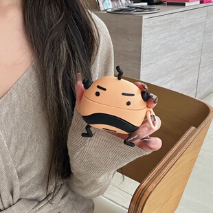 可爱卡通拓麻歌子大叔吉适用AirPods4保护套苹果保护壳蓝牙耳机套